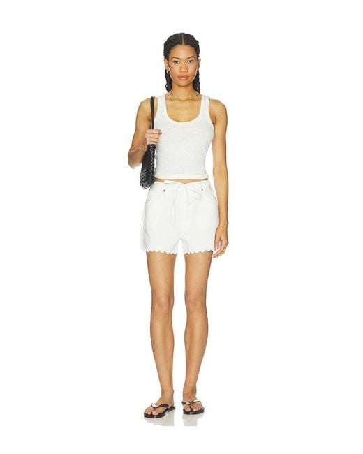 Rag & Bone White Featherweight Nolan Short