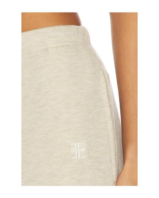 ÉTERNE White Oversized Wide Leg Sweatpant