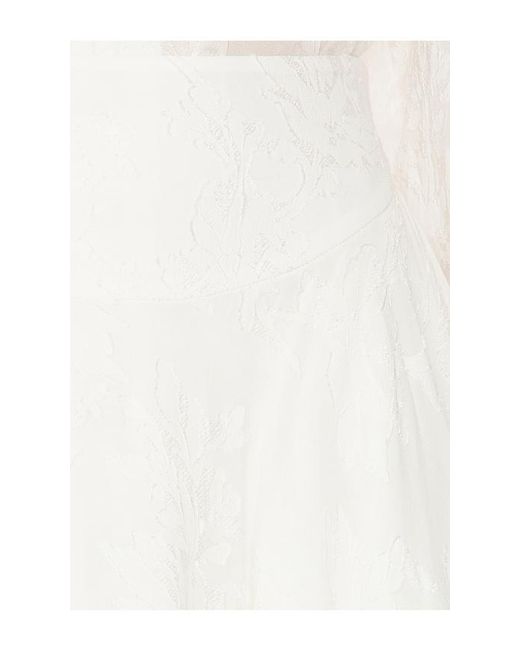 Hemant & Nandita White X Revolve Short Skirt