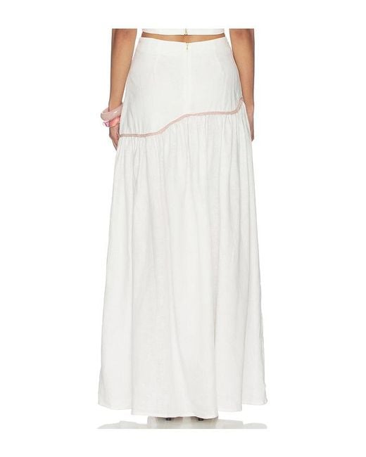 AZULU White Leia Skirt
