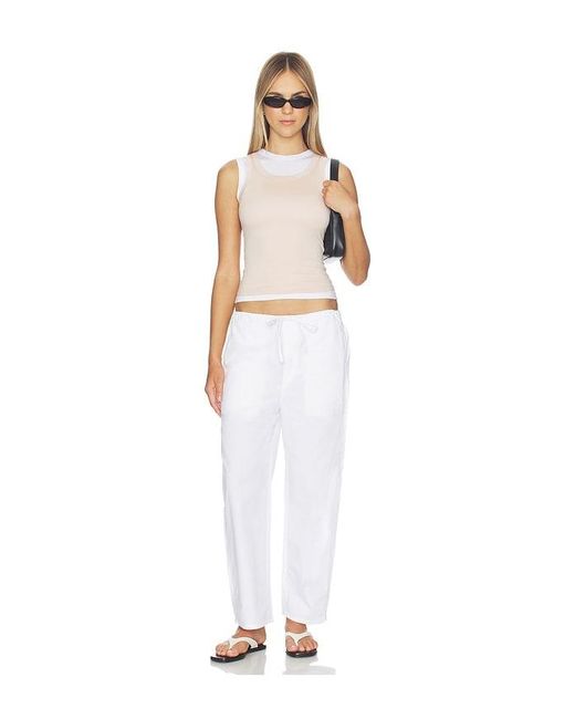 ALL THE WAYS White Kyle Layered Tank