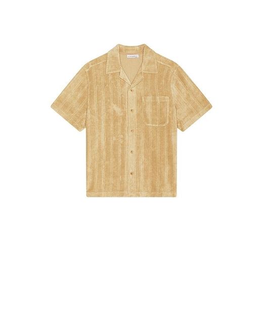 J.Lindeberg Natural Ted Stripe Terry Shirt for men