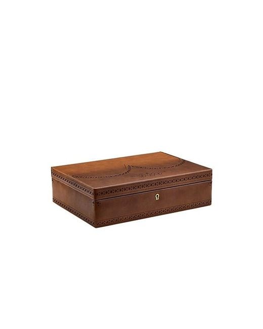 Wolf Brown Brogue 10 Piece Watch Box