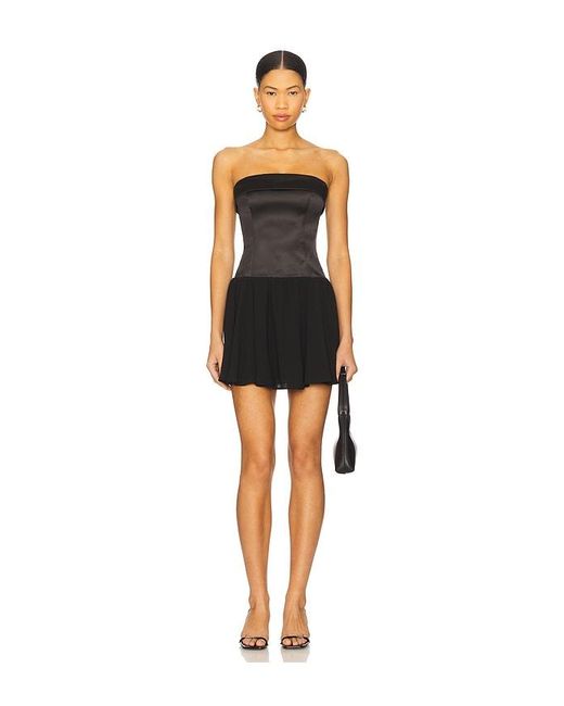MAJORELLE Black Tamera Mini Dress