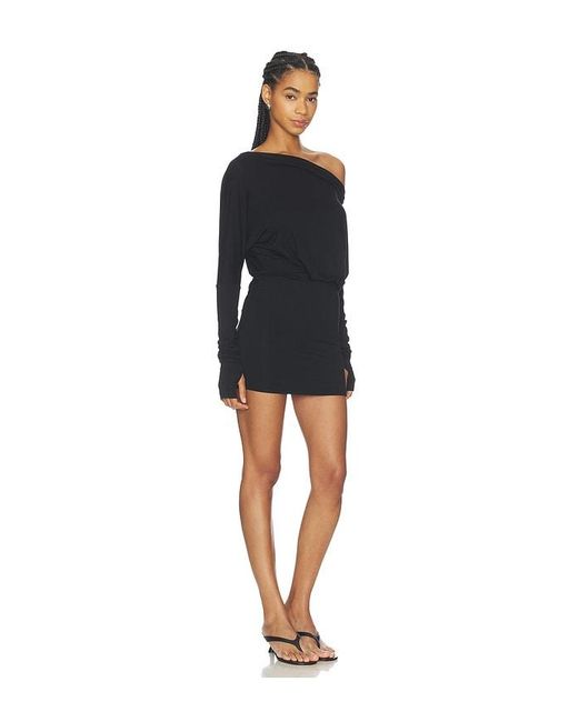ALL THE WAYS Black Florrie Mini Dress