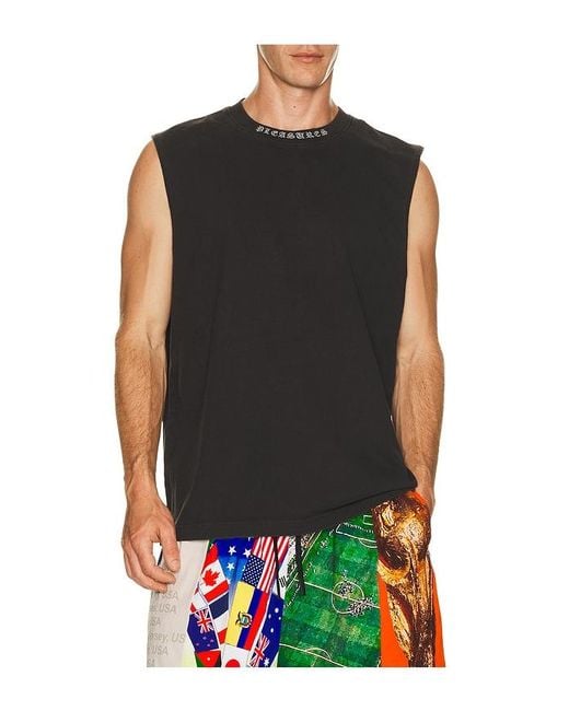 Pleasures Black Sorrow Tank for men