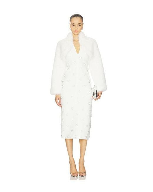 Elliatt White Lucyna Cropped Jacket