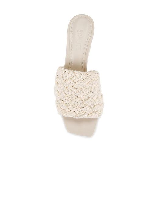 SCHUTZ SHOES White Tiana Mid Sandal