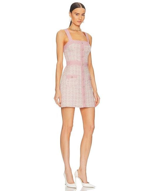 Amanda Uprichard Pink Archie Dress