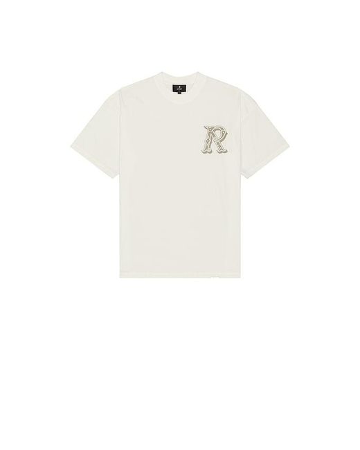 Represent White Western Initial Tee for men