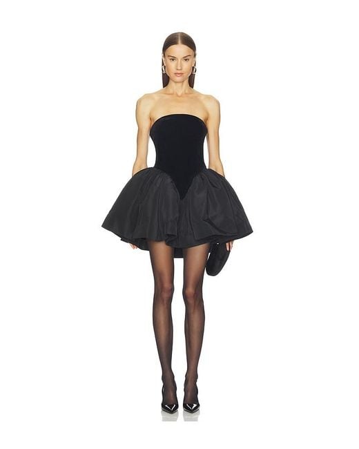 Ronny Kobo Black Atlas Dress