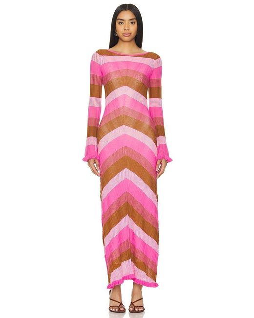 Significant Other Pink Gabriela Maxi Dress