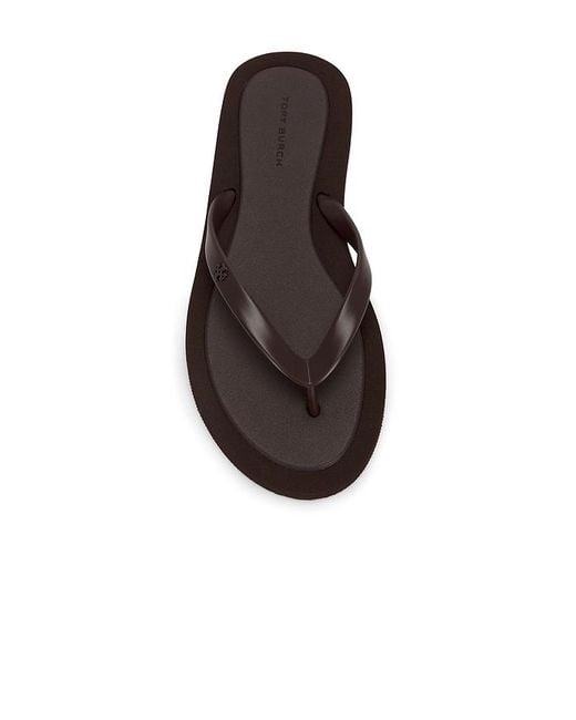 Tory Burch Brown Kira Padded Flip Flop