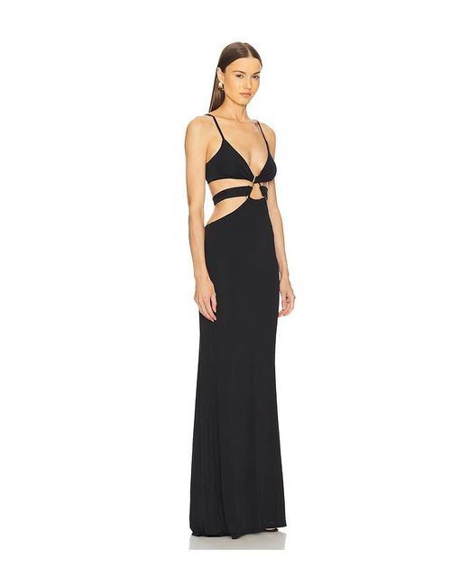 Michael Costello Milan ガウン Black
