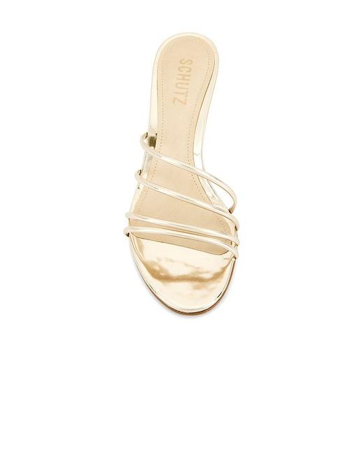 SCHUTZ SHOES White Inez Mule