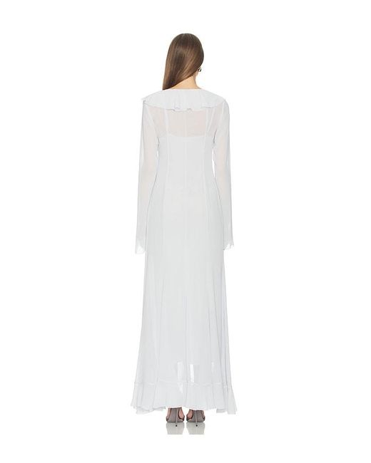 Camila Coelho White Lelia Maxi Dress