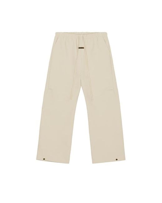 Fear Of God White Bonded Canvas Work Pant for men