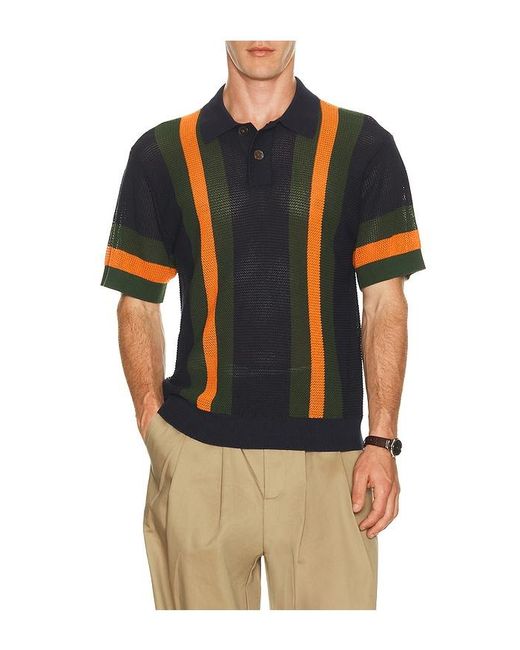 Obey Multicolor Seth Knitted Polo for men