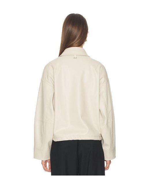 Apparis Natural Ada Sans Leather Jacket