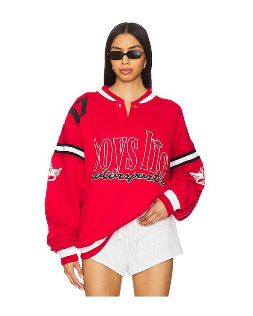Boys Lie Jordan プルオーバー Red