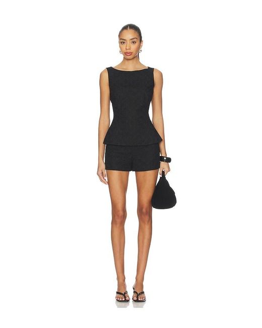 Faithfull The Brand Black Olivia Top