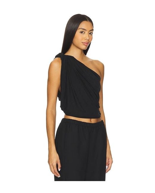 AYA MUSE Black Twist Top