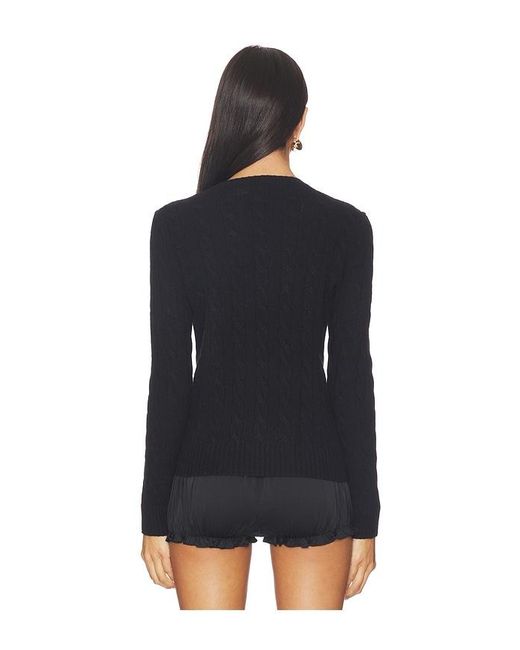 Polo Ralph Lauren Black Julianna Long Sleeve Pullover