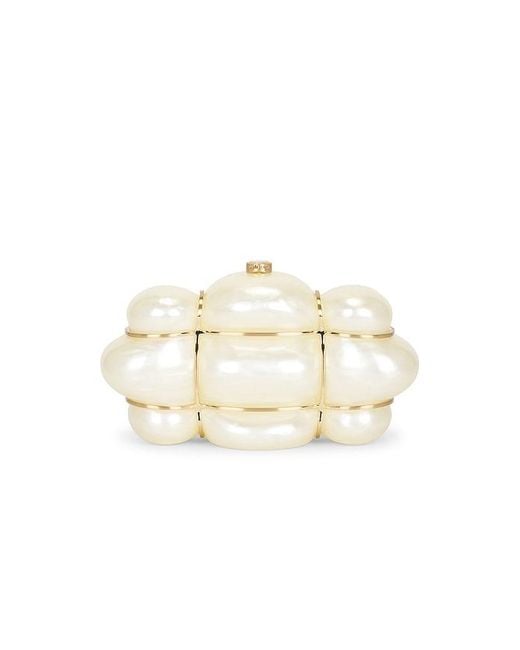 Cult Gaia White Bolla Clutch