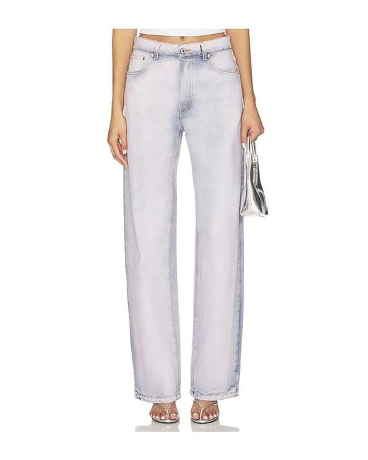 MSGM White Light Wash Jean
