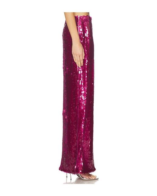 MOTHER OF ALL Red Mela Sequins Skirt