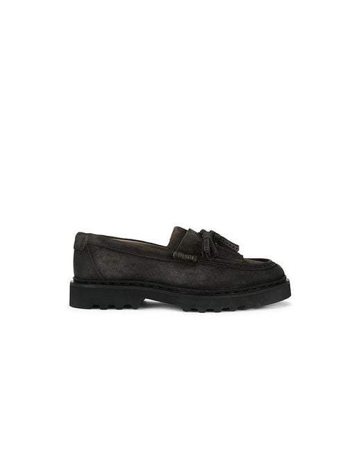 AllSaints Black Skiff Tassel Loafer for men