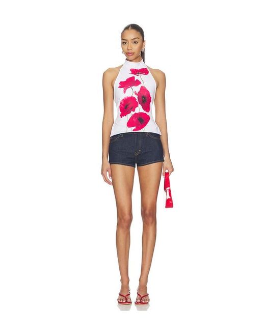 Susmie's Red Susmie's Poppy Reversible Top