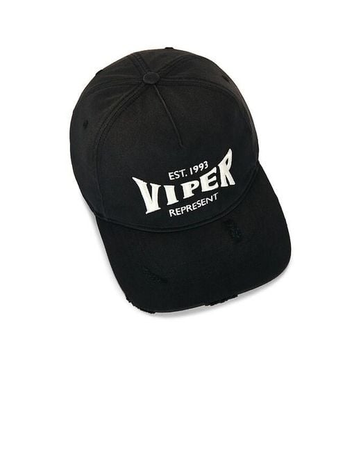 Represent Black Viper Room Cap for men