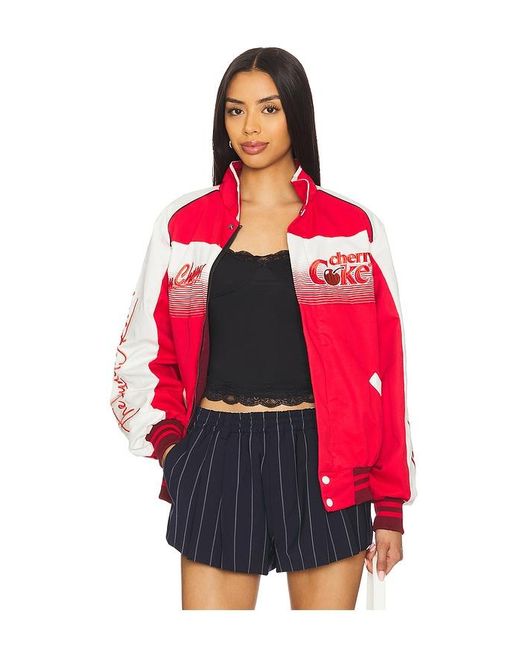 The Laundry Room Red Very Cherry Coke Racing Jacket