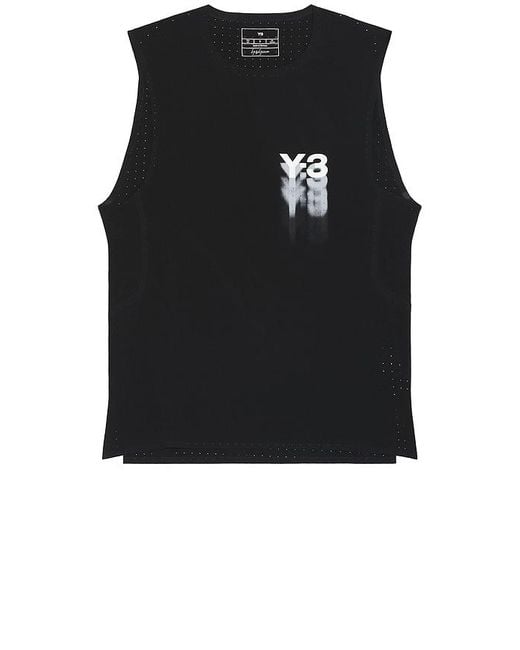 Camiseta tirantes m Y-3 de hombre de color Black