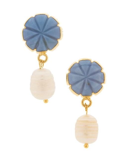 DANNIJO Blue Morgan Earrings