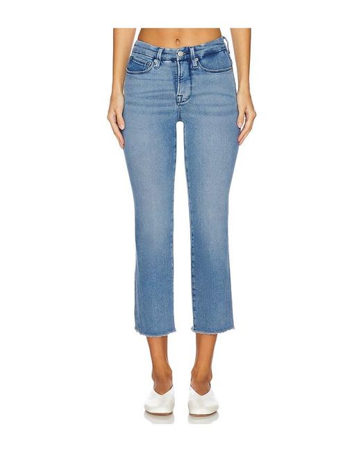 GOOD AMERICAN Blue Gerade Good Petite