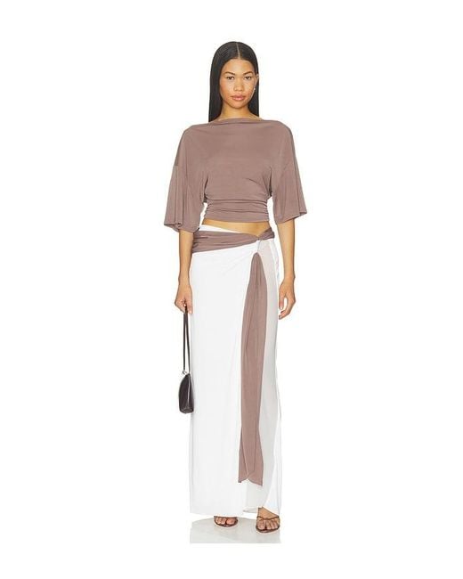 Benni White Arlo Skirt