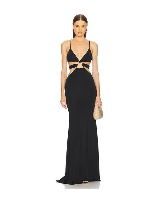 Michael Costello Milan ガウン Black