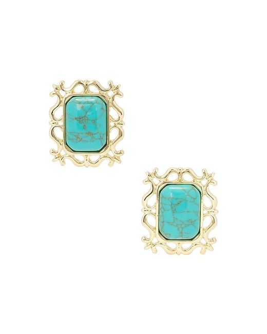 petit moments Blue Viva Stud Earrings