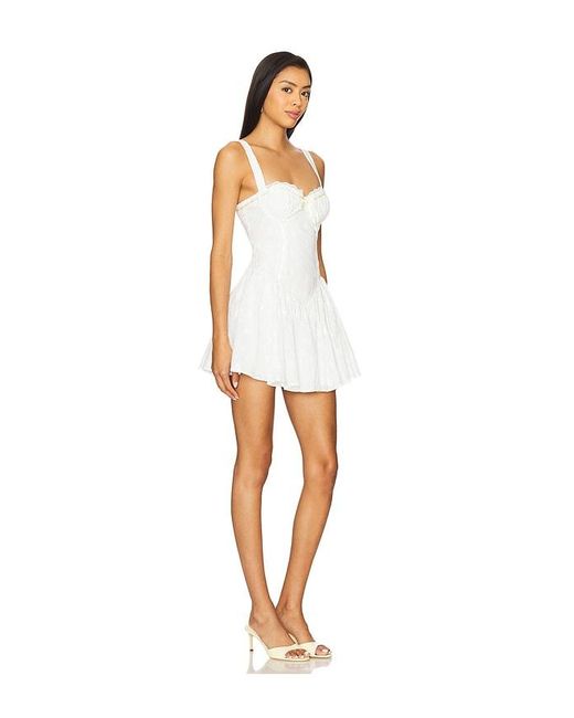 MAJORELLE White Maura Mini Dress