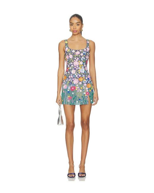 La Fuori Blue Mini Dress