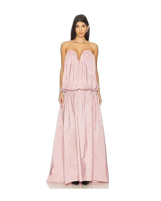 AKNVAS Pink X Revolve Ane Taffeta Gown