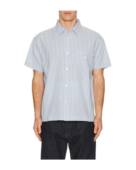Obey White Alan Woven Shirt for men