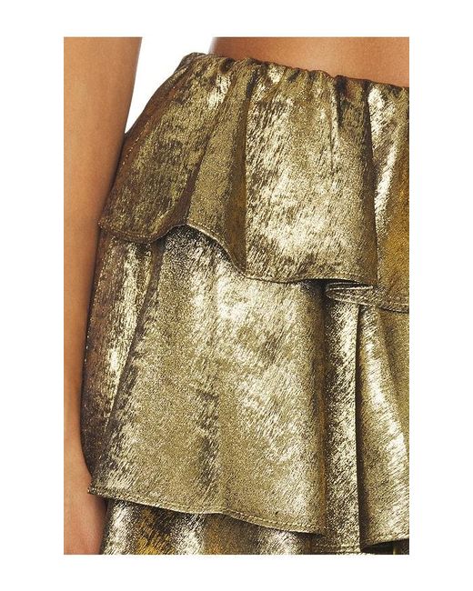 AKNVAS Metallic Vilhelmine Tiered Skirt