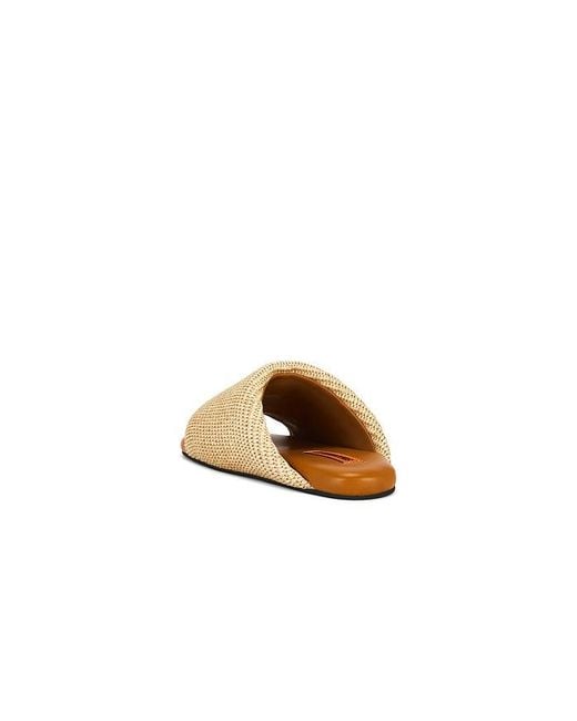 Simon Miller White Raffia Bubble Slide