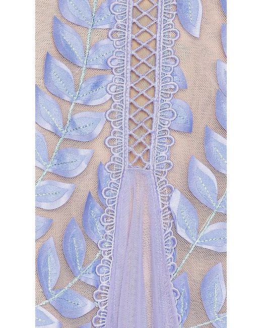 Bronx and Banco Purple Flared Dress