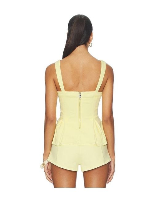 Steve Madden Yellow Zenia Top