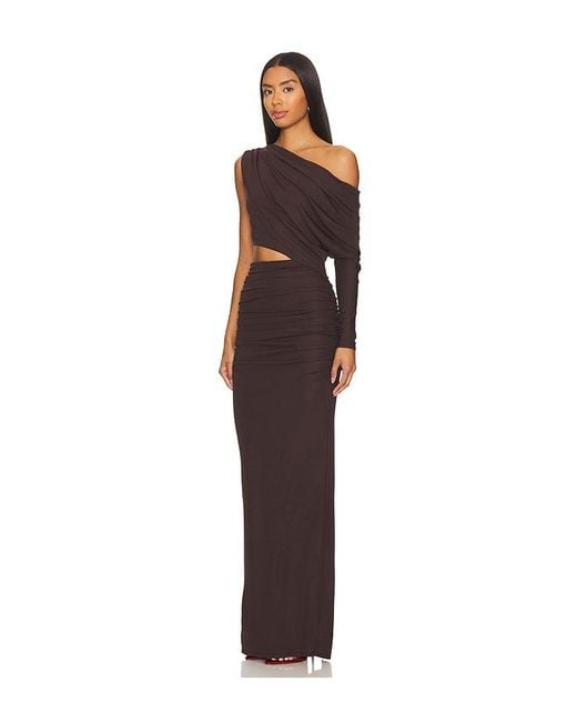 Nbd Brown Yahaira Maxi Dress