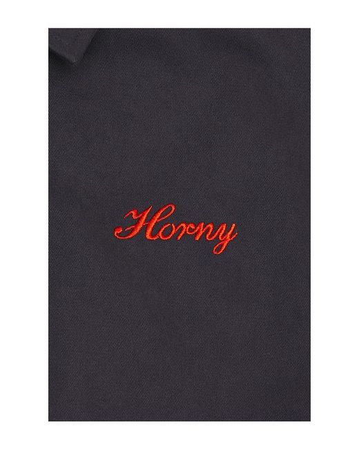 Carne Bollente Blue Hareington Horny Jacket for men
